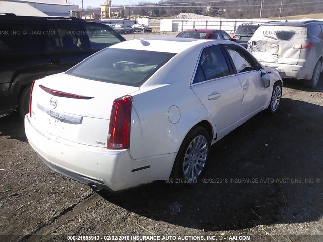 1G6DS5ED9B0138582 - 2011 CADILLAC CTS PREMIUM COLLECTION WHITE photo 4