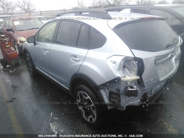 JF2GPAKC0HH227727 - 2017 SUBARU CROSSTREK SILVER photo 3