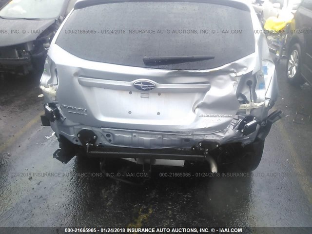 JF2GPAKC0HH227727 - 2017 SUBARU CROSSTREK SILVER photo 6