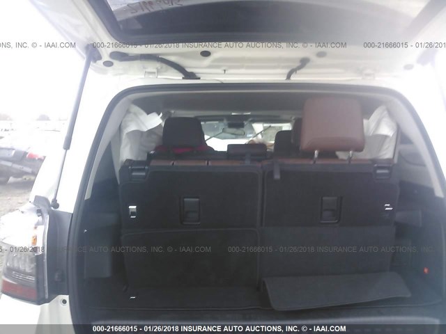 JTEBU5JR7J5517951 - 2018 TOYOTA 4RUNNER SR5 PREM/LTDL/TRAIL/TRD WHITE photo 8