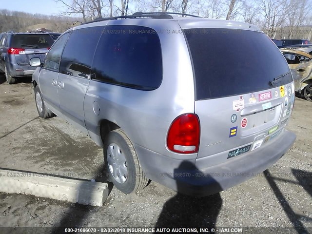 1B4GP44G6XB923927 - 1999 DODGE GRAND CARAVAN SE/SPORT SILVER photo 3