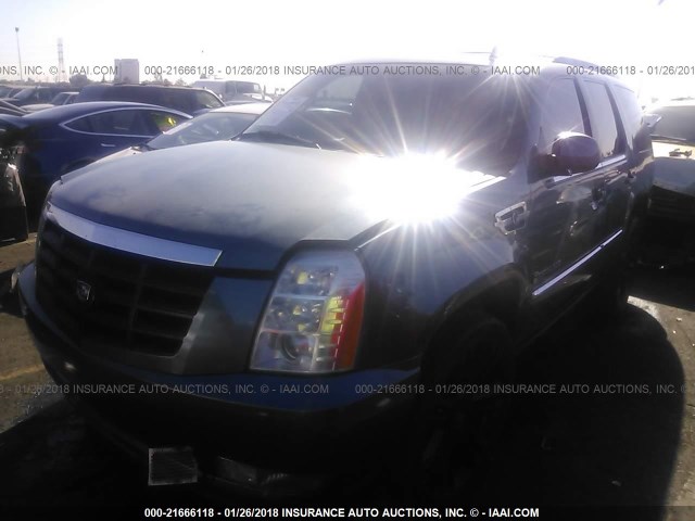 1GYFK63838R144927 - 2008 CADILLAC ESCALADE LUXURY ლურჯი ფოტო 2