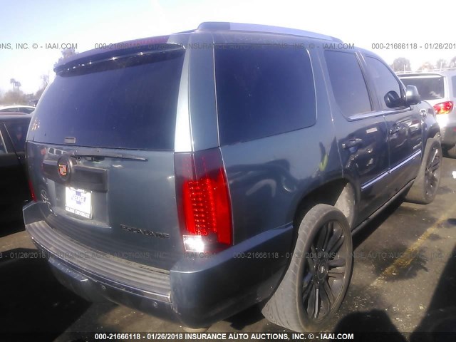 1GYFK63838R144927 - 2008 CADILLAC ESCALADE LUXURY BLUE photo 4