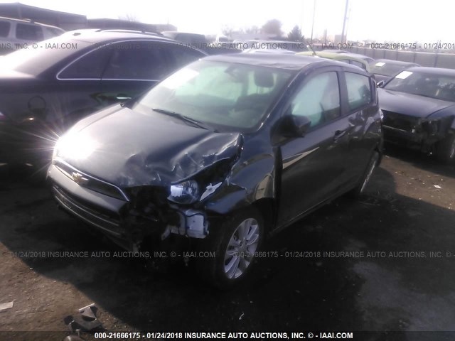 KL8CD6SA7HC752985 - 2017 CHEVROLET SPARK 1LT GRAY photo 2