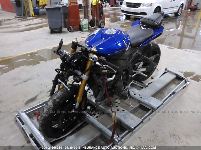 JYARJ16E59A013570 - 2009 YAMAHA YZFR6 BLUE photo 2