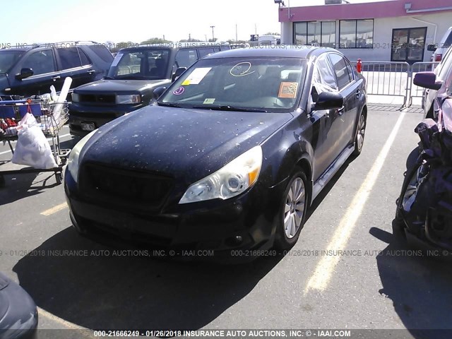 4S3BMDL60B2238734 - 2011 SUBARU LEGACY 3.6R LIMITED BLACK photo 2