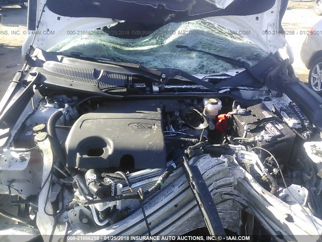 1FM5K7F87HGE23128 - 2017 FORD EXPLORER LIMITED თეთრი ფოტო 10