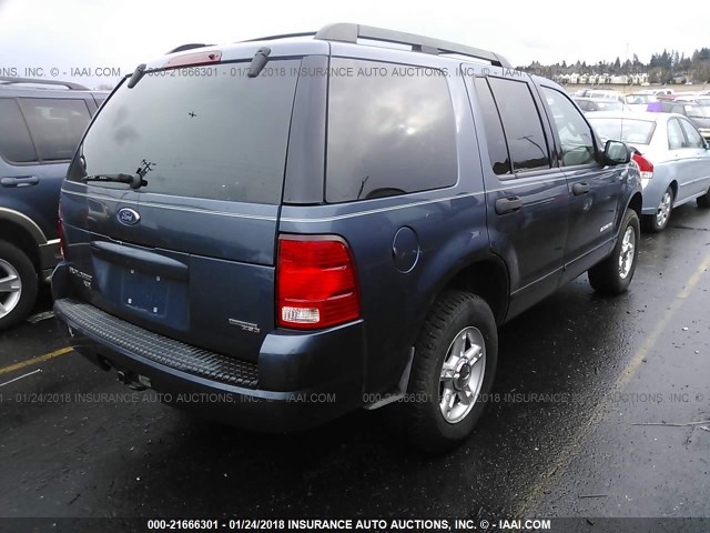 1FMZU73KX5UA03677 - 2005 FORD EXPLORER XLT/XLT SPORT/NBX 蓝色 照片 4