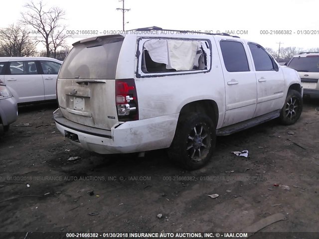 1GNFK263X9R188673 - 2009 CHEVROLET SUBURBAN K1500 LT WHITE photo 4