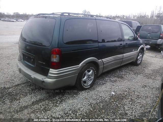 1GMDX03E41D255762 - 2001 PONTIAC MONTANA GREEN photo 4