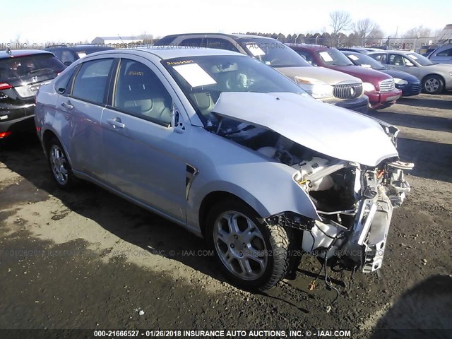 1FAHP35N88W223292 - 2008 FORD FOCUS SE/SEL/SES SILVER photo 1