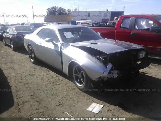 2B3CJ4DV8AH248650 - 2010 DODGE CHALLENGER SE SILVER photo 1