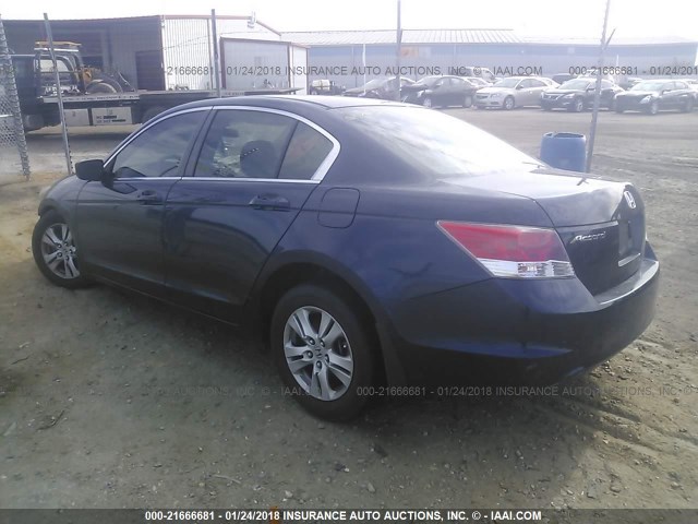 JHMCP26418C063339 - 2008 HONDA ACCORD LXP BLUE photo 3