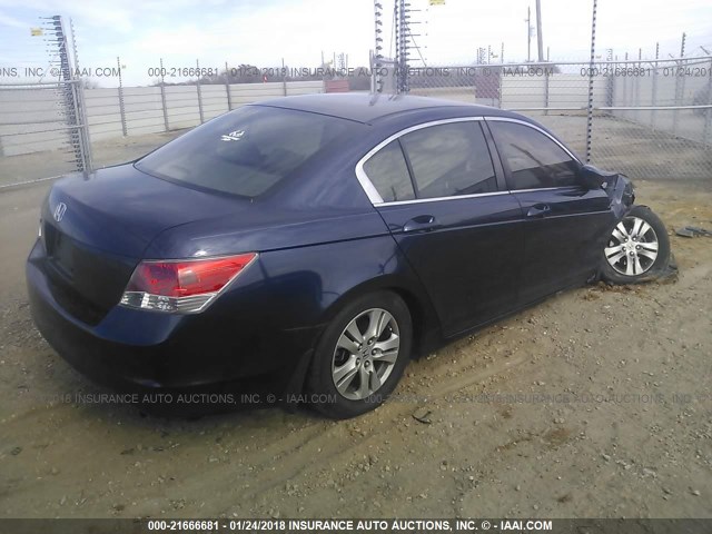 JHMCP26418C063339 - 2008 HONDA ACCORD LXP BLUE photo 4