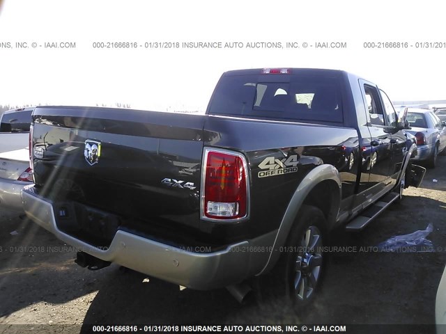 3C6UR5PL5HG679315 - 2017 RAM 2500 LONGHORN BROWN photo 4