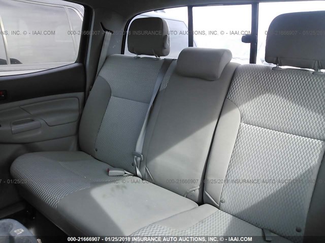 5TFJU4GN0DX042280 - 2013 TOYOTA TACOMA DOUBLE CAB PRERUNNER GRAY photo 8