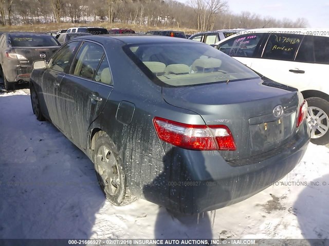 4T1BE46K99U914288 - 2009 TOYOTA CAMRY SE/LE/XLE GREEN photo 3