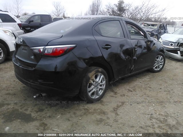 3MYDLBZV3GY129872 - 2016 TOYOTA SCION IA BLACK photo 4