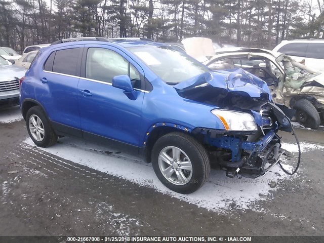 KL7CJPSB3GB712533 - 2016 CHEVROLET TRAX 1LT BLUE photo 1