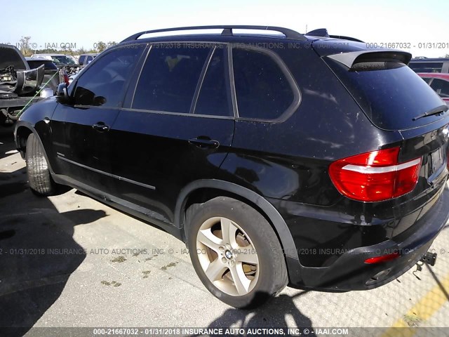 5UXFE43589L261770 - 2009 BMW X5 XDRIVE30I BLACK photo 3