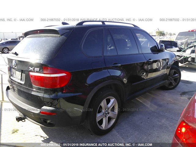 5UXFE43589L261770 - 2009 BMW X5 XDRIVE30I BLACK photo 4