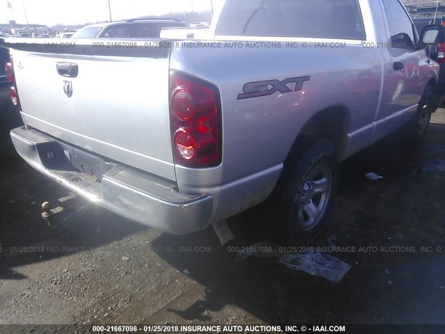 1D7HA16K98J167001 - 2008 DODGE RAM 1500 ST SILVER photo 4