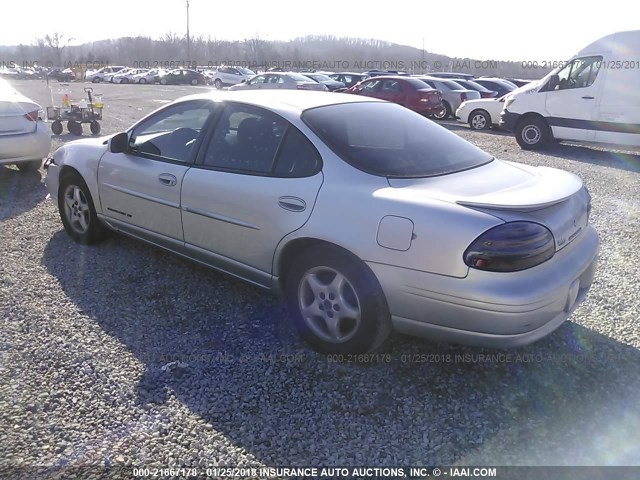 1G2WK52JX2F251765 - 2002 PONTIAC GRAND PRIX SE SILVER photo 3