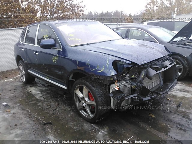 WP1AC29P36LA91732 - 2006 PORSCHE CAYENNE TURBO BLUE photo 1