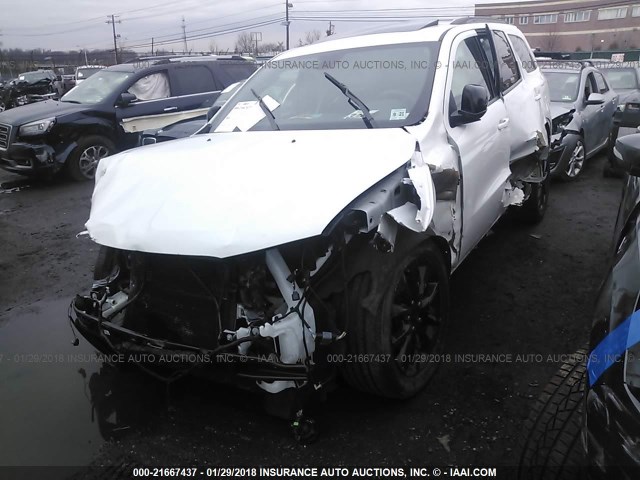 1C4RDJDG4HC611670 - 2017 DODGE DURANGO GT WHITE photo 6