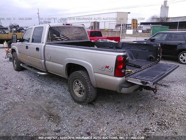 1GCHK23D26F241040 - 2006 CHEVROLET SILVERADO K2500 HEAVY DUTY BEIGE photo 3