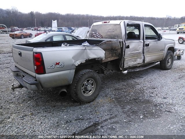 1GCHK23D26F241040 - 2006 CHEVROLET SILVERADO K2500 HEAVY DUTY BEIGE photo 4