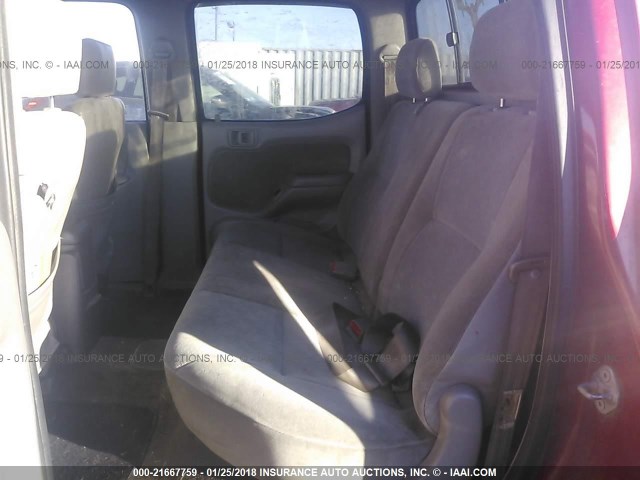 5TEGM92N21Z865053 - 2001 TOYOTA TACOMA DOUBLE CAB PRERUNNER MAROON photo 8