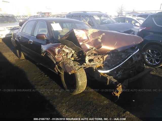 2FAFP73W41X103428 - 2001 FORD CROWN VICTORIA  MAROON photo 1