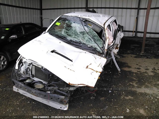 5TFJU4GNXBX006240 - 2011 TOYOTA TACOMA DOUBLE CAB PRERUNNER WHITE photo 6