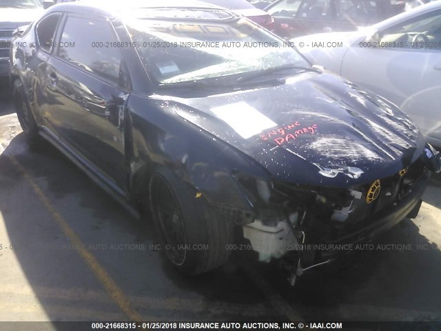 JTKJF5C72C3030203 - 2012 TOYOTA SCION TC 黑色 照片 1
