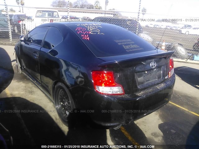 JTKJF5C72C3030203 - 2012 TOYOTA SCION TC 黑色 照片 3