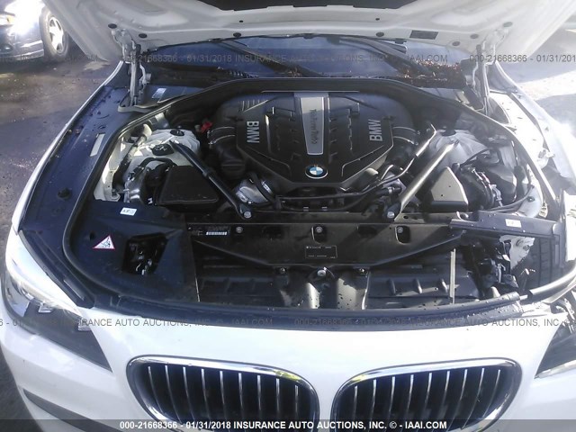 WBAYB6C58DC997953 - 2013 BMW 750 XI WHITE photo 10