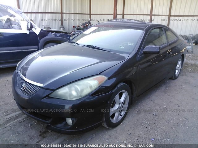 4T1CE38P94U862550 - 2004 TOYOTA CAMRY SOLARA SE/SLE შავი ფოტო 2