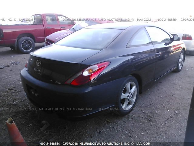 4T1CE38P94U862550 - 2004 TOYOTA CAMRY SOLARA SE/SLE შავი ფოტო 4