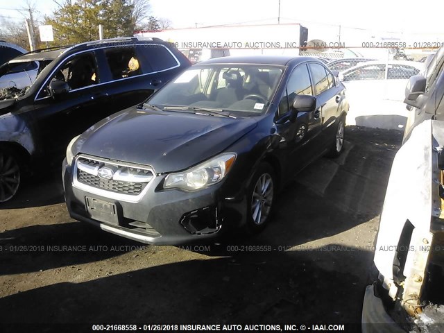 JF1GJAC62DH007188 - 2013 SUBARU IMPREZA PREMIUM GRAY photo 2