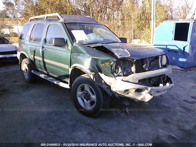 5N1ED28Y41C536364 - 2001 NISSAN XTERRA XE/SE GREEN photo 1