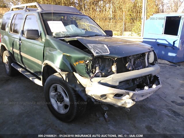 5N1ED28Y41C536364 - 2001 NISSAN XTERRA XE/SE GREEN photo 6