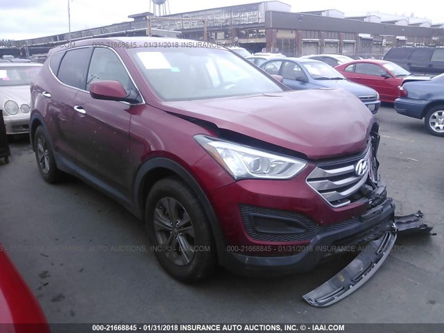 5XYZT3LB5GG314518 - 2016 HYUNDAI SANTA FE SPORT  RED photo 1