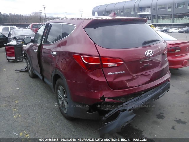 5XYZT3LB5GG314518 - 2016 HYUNDAI SANTA FE SPORT  RED photo 3