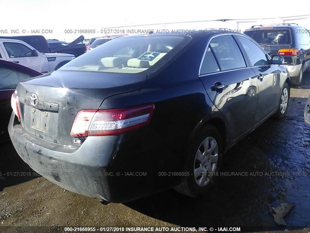 4T1BF3EKXBU192599 - 2011 TOYOTA CAMRY SE/LE/XLE 黑色 照片 4
