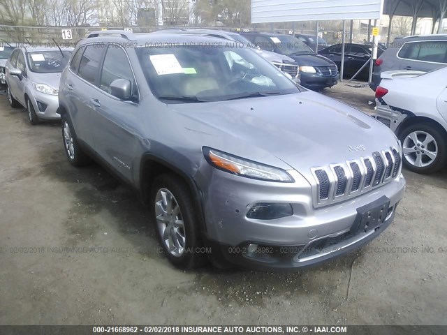 1C4PJLDS3FW530655 - 2015 JEEP CHEROKEE LIMITED GRAY photo 6