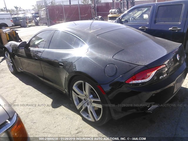 YH4K14AA2CA000591 - 2012 FISKER AUTOMOTIVE KARMA SPORT BLACK photo 3