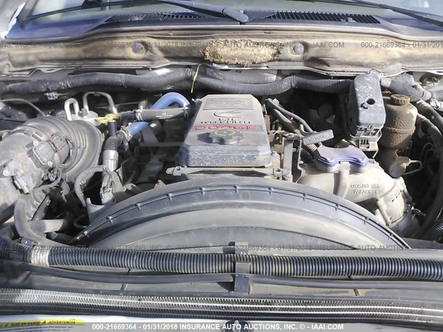 3D7KS28A18G192117 - 2008 DODGE RAM 2500 ST/SLT 白色 照片 10