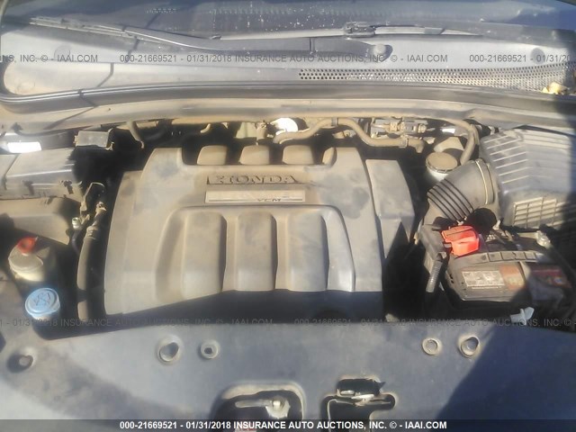 5FNRL38695B017798 - 2005 HONDA ODYSSEY EXL ნაცრისფერი ფოტო 10