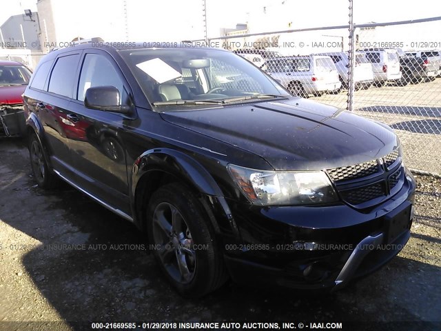 3C4PDCGG3GT115308 - 2016 DODGE JOURNEY CROSSROAD BLACK photo 1